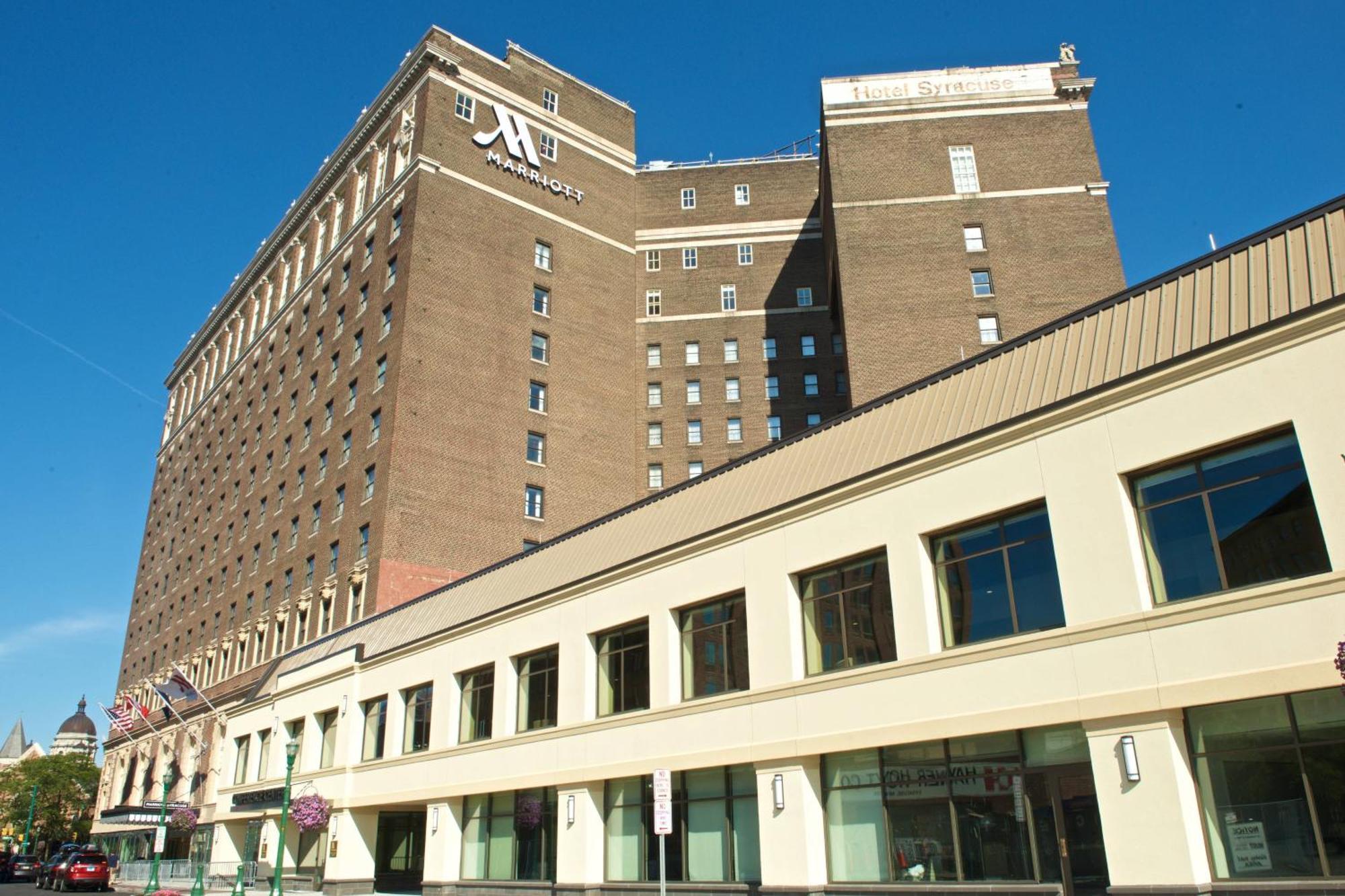 Marriott Syracuse Downtown Hotel Exterior foto
